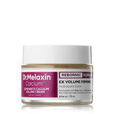 Dr.Melaxin Cemenrete calcium cream bottle showing firming care and luxurious texture