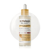 Dr.Melaxin Peel Shot Glow White Rice, botella: exfoliación suave para piel clara.