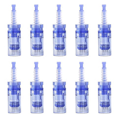 Dr Pen 0.25mm cartridges close-up for at-home microneedling sessions with precision needles