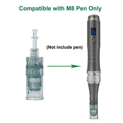 Dr Pen M8 cartridge angle view demonstrates easy handling during treatment sessions.