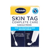 Dr. Scholl's Complete Care kit box for at-home skin tag removal