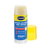Dr. Scholl's Severe Cracked Heel Repair Balm bottle pour for quick hydration
