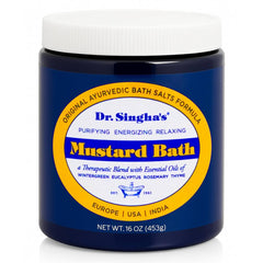 Dr. Singha's mustard bath powder for a relaxing, aromatic soak.