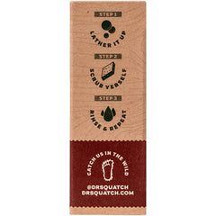 Dr. Squatch Bay Rum, espuma densa, limpieza suave sin químicos agresivos