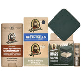 Dr Squatch Bricc House travel case keeps soaps secure and dry on trips.
