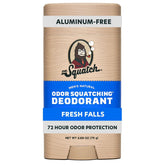 Dr. Squatch Desodorante Natural Coconut Castaway, frontal del envase, protección natural durante el día.