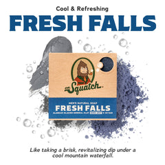 Dr. Squatch Fresh Falls packaging shot highlighting gift-ready presentation