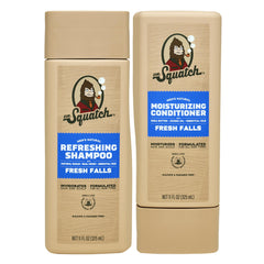 Dr. Squatch Fresh Falls shampoo bottle for natural cleansing