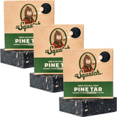Dr. Squatch Pine Tar bar soap three-pack for natural cleansing routine