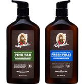 Dr. Squatch Pine Tar Fresh Falls lotion bottle highlights long lasting moisture