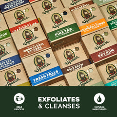 Dr. Squatch Rainforest Rapids bar soap delivers an energizing scent for post-workout skin.