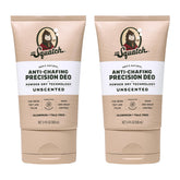 Dr. Squatch Whole Body Deodorant unscented bottle overview for odor control.