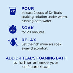 Aroma lavanda de Dr Teal's para relajación en el baño