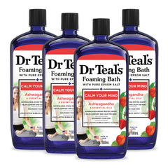 Dr Teal's Bano Espumoso Ashwaganda, espuma relajante para la piel