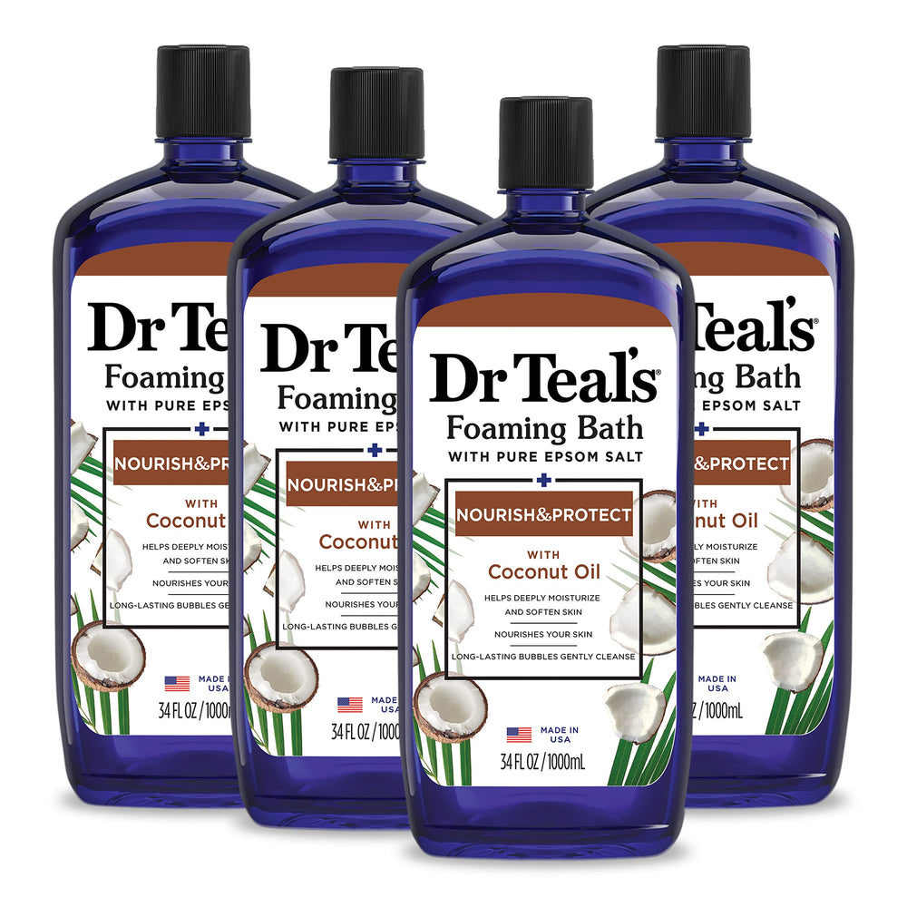 Dr Teal's bano espumoso con coco para experiencia suave