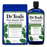 Dr Teal's baño espumoso con eucalipto y menta para energía y claridad