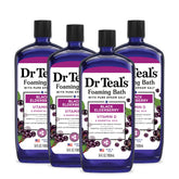 Dr Teal's baño espumoso con sal epsom y saúco negro, aroma revitalizante