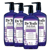 Dr Teal's Lavender Body Wash bottle with Pure Epsom Salt for a refreshing rinse