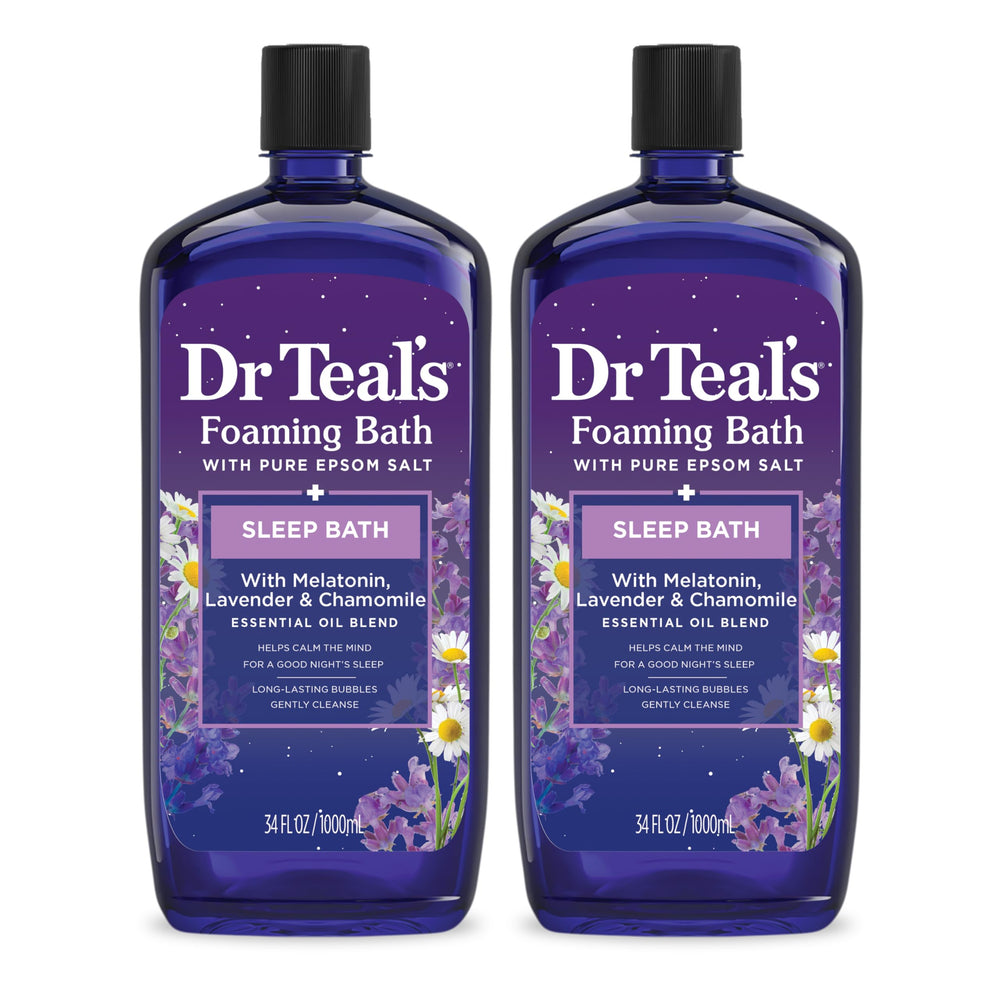 Dr Teal's botella-vertido: baño suave para terminar el día relajado.