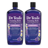 Dr Teal's botella-vertido: baño suave para terminar el día relajado.