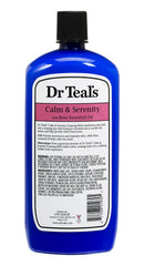 Dr Teal's Calm & Serenity, rosa y leche en la imagen, piel suave gracias a la proteína láctea.