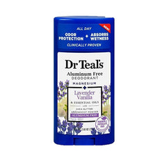 Dr Teals Desodorante aceites esenciales, coco y jojoba cuidan la piel durante todo el día.