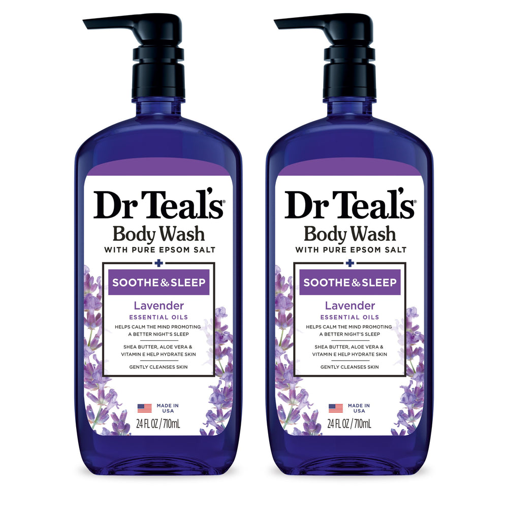 Dr Teal's ducha corporal Lavanda y sal Epsom para relajación suave