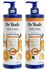 Dr Teal's Loción Corporal Hidratación Plus, aplicación suave para piel nutrida y fresca.