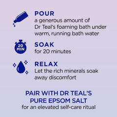 Dr Teal's mezcla-sueño-lavanda: aroma calmante para la noche.