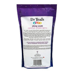 Dr Teal's Kids Sal Epsom, cierre Velcro facilita almacenamiento y uso