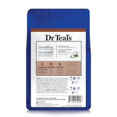Dr Teal's bottle with pour spout ready for an easy bath.