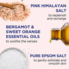 Applying Dr Teal's scrub on skin to exfoliate and hydrate
