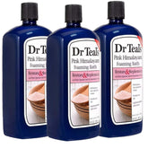 Dr Teal's Pink Himalayan Salt Foam Bath set offers spa-like relaxation in a bubble-rich soak.