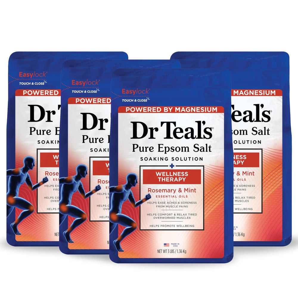 Dr Teal's Rosemary and Mint packaging shown for convenient purchase.