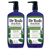 Dr Teal's botella vertida para ducha relajante