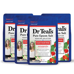 Dr Teal's Sal de Epsom Pura con Ashwaganda y Aceites Esenciales para relajar músculos
