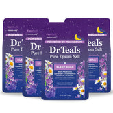 Dr Teal's sal epsom puro en cristales para baño y relajación
