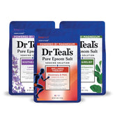 Dr Teal's sal epsom puro lavanda en botella para relajación