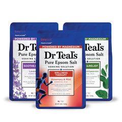 Dr Teal's sal epsom puro lavanda en botella para relajación