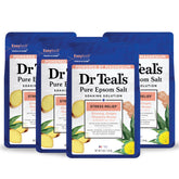 Dr Teal's sal epsom puro para un baño relajante y aliviar tensiones musculares.