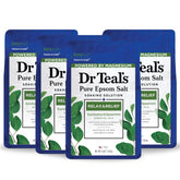Dr Teal's sal epsom puro para relajación muscular en baño.