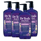 Dr Teal's Sleep Blend Body Wash bottle front with calming lavender scent.