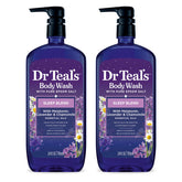 Dr Teal's Sleep Blend: paquete de dos botellas para la rutina nocturna.
