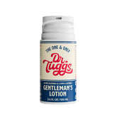 Botella de Dr. Tuggs Loción para Caballeros, formato elegante.