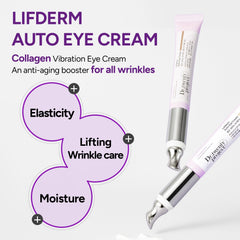 Dr.twentyproject Lifderm collagen detail 300Da highlights smoother eye area.