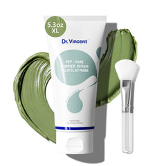 Dr Vincent mascarilla arcilla verde frontal, ideal para poros limpios y piel suave.