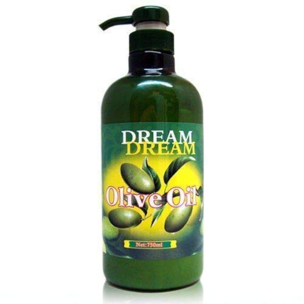 Dream Dream - botella de loción de aceite de oliva 750 ml para hidratación duradera