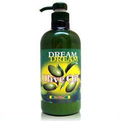 Dream Dream - botella de loción de aceite de oliva 750 ml para hidratación duradera