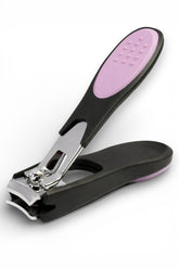 DreamCut nail clipper with chrome finish and catcher for mess-free trimming