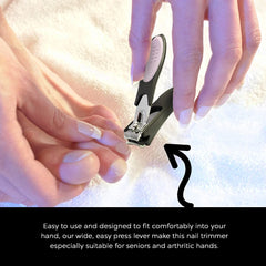 DreamCut toenail clipper in stainless steel for precise cuts